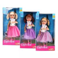 Кукла Defa Lucy Люси с мишкой 15 см 8280 микс