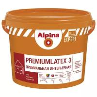 Краска для стен и потолков Alpina Expert Premiumlatex 3 база 1, белая, матовая (2,5л)