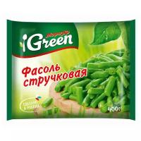 Овощи замороженные Фасоль стручковая Морозко Green 400г