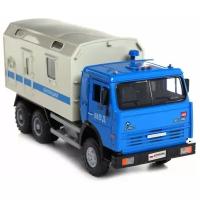 Грузовик Joy Toy Автопарк 6520 Милиция (A532-H36015) 1:43, 20 см, синий/серый