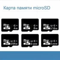 Карта памяти microSD Class 10 U3 8GB