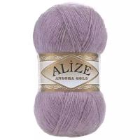 Пряжа Alize Angora Gold, 20 % шерсть, 80 % акрил, 100 г, 550 м, 1 шт., 312 темно - лиловый 550 м