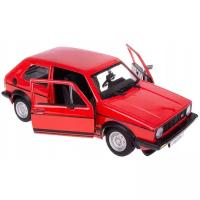 Легковой автомобиль Bburago Volkswagen Golf Mk1 GTI (18-21089) 1:24, 12 см, красный