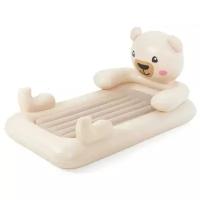 Надувная кровать Bestway DreamChaser Airbed - Teddy Bear 67712, бежевый