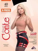 Колготки Conte elegant X-Press, 40 den, размер 2, черный