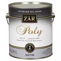 ZAR Interior Oil Base Poly бесцветный, полуматовая, 3.785 л