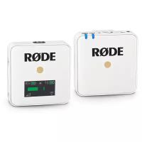 RODE Wireless GO White ультракомпактная накамерная беcпроводная система. Цвет белый