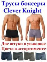 Мужские трусы-боксеры Clever Knight, 2шт. 2XL (р. 46-48) объем талии 68 см