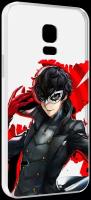 Чехол MyPads Persona 5 для Samsung Galaxy S5 mini задняя-панель-накладка-бампер