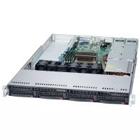 Сервер Supermicro SuperServer 5019S-WR без процессора/без ОЗУ/без накопителей/количество отсеков 3.5