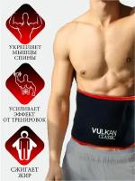 Пояс для похудения Vulkan Classiс Extralong, универсальный, 110 см, синий/красный