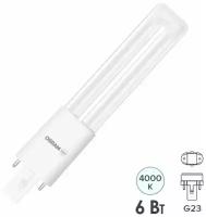 DULUX S11LED 6W/840 G23 700Lm (ЭмПРА или 220В) - LED лампа OSRAM