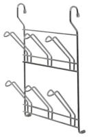 Полка-сушилка 24x10x34 см, для 6-ти бокалов, стойка для хранения фужеров, чашек и кружек. Небольшие, но оптимальные размеры помогут сэкономить дополни