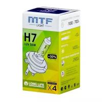 Лампа автомобильная галогенная MTF Standard +30% HS1207 H7 12V 55W 1 шт
