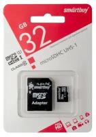 Карта памяти 32GB microSDHC Class10 UHS-I (SMARTBUY)