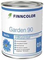 Эмаль FINNCOLOR (0,9 кг, Garden 90А, универсальная , Белый, в/глянц. (9269))