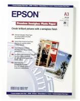 Полуглянцевая фотобумага EPSON Premium Semigloss Photo Paper A3 (20 л., 260 г/м2) C13S041334