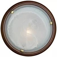Настенно-потолочный светильник Сонекс Lufe Wood 336, E27, 300 Вт, кол-во ламп: 3 шт., 3000 К, цвет арматуры: коричневый, цвет плафона: белый