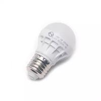 Лампа (LED), цоколь E27, 3Вт, эконом, цвет свечения дневной белый, комплект 10 штук