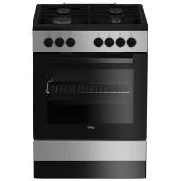 Комбинированная плита Beko FSM 62120 DS, серебристый