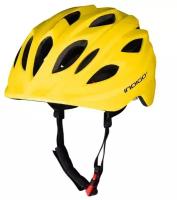 Шлем велосипедный детский INDIGO 16 вентиляционных отверстий IN073 Желтый 51-55см