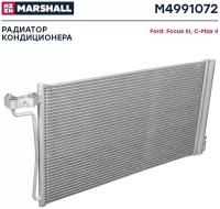 Радиатор кондиционера MARSHALL M4991072 Ford: Focus III; C-Max II; кросс-номер Nissens 940765; OEM 2010808