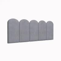 Мягкие обои Alcantara Gray 30х60R см 2 шт