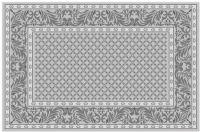 Ковер-циновка Люберецкие ковры Эко 77010-55, 1 x 2 м