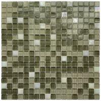 Мозаика для чаши (дна) бассейна Alma 07/Tabit коричневый квадрат глянцевый