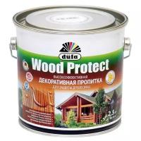 Dufa пропитка Wood Protect, 2.5 кг, 2.5 л, орех