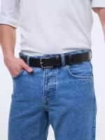 Ремень мужской LIAM кожаный базовый для джинсов и брюк