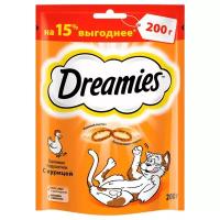 Dreamies Лакомство для кошек подушечки с курицей 200г 10235825 0,2 кг 53166