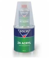 SOLID (331.0964) 2K ACRYL HS 5+1 Грунт-наполнитель + отвердитель, чёрный 0,8л + 0,16л