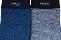 Трусы Tonmas, размер L(46-48), серебряный, синий