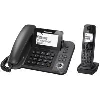 Panasonic KX-TGF310RUM - Беспроводной телефон DECT (радиотелефон) цвет: черный металлик