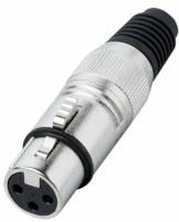 Разъем XLR-F BESPECO XLR3FX 3pin