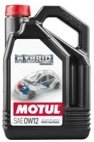 Синтетическое моторное масло Motul HYBRID 0W12, 4 л