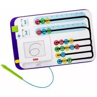 Интерактивная развивающая игрушка Fisher-Price Математический центр Учимся считать FNK69, белый/фиолетовый