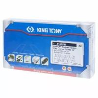 Комплект насадок TORX 1 / 2 L=60мм T20-T60 King Tony 4109PR