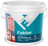 Краска акриловая интерьерная Faktor матовая (13кг)