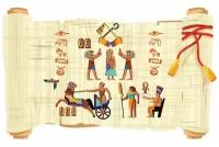 Наклейка Египетский папирус 15х9 см