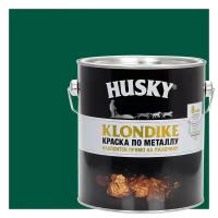 HUSKY-KLONDIKE Краска по металлу темно-зеленая RAL 6005 (2,5л)