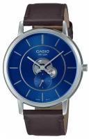 Наручные часы CASIO Collection, коричневый, серебряный