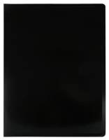Папка с 20 прозр. вклад. Бюрократ Black&White BWBPV20BLCK A4 пластик 0.8мм черный/белый