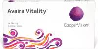 Контактные линзы CooperVision Avaira Vitality, 6 шт, R 8.4, D -2.25, прозрачный, 1 уп