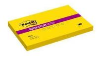 Блок самоклеящийся бумажный 3M Post-it Super Stick 7100027436 76x127мм 90лист. неон желтый 1цв. в упак
