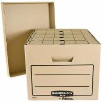 Fellowes Короб архивный Bankers box basic 32.5х26х42 см, гофрокартон, бежевый