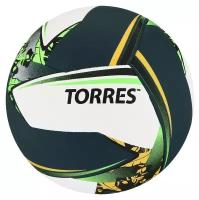 Мяч волейбольный TORRES Save, PU, гибридная сшивка, 12 панелей, размер 5
