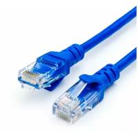 Патч-корд UTP 7,5 m, литой, RJ45, Cat.5e, Atcom синий