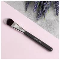 Кисть для макияжа «Brush GRAPHITE», 17 см, цвет серый